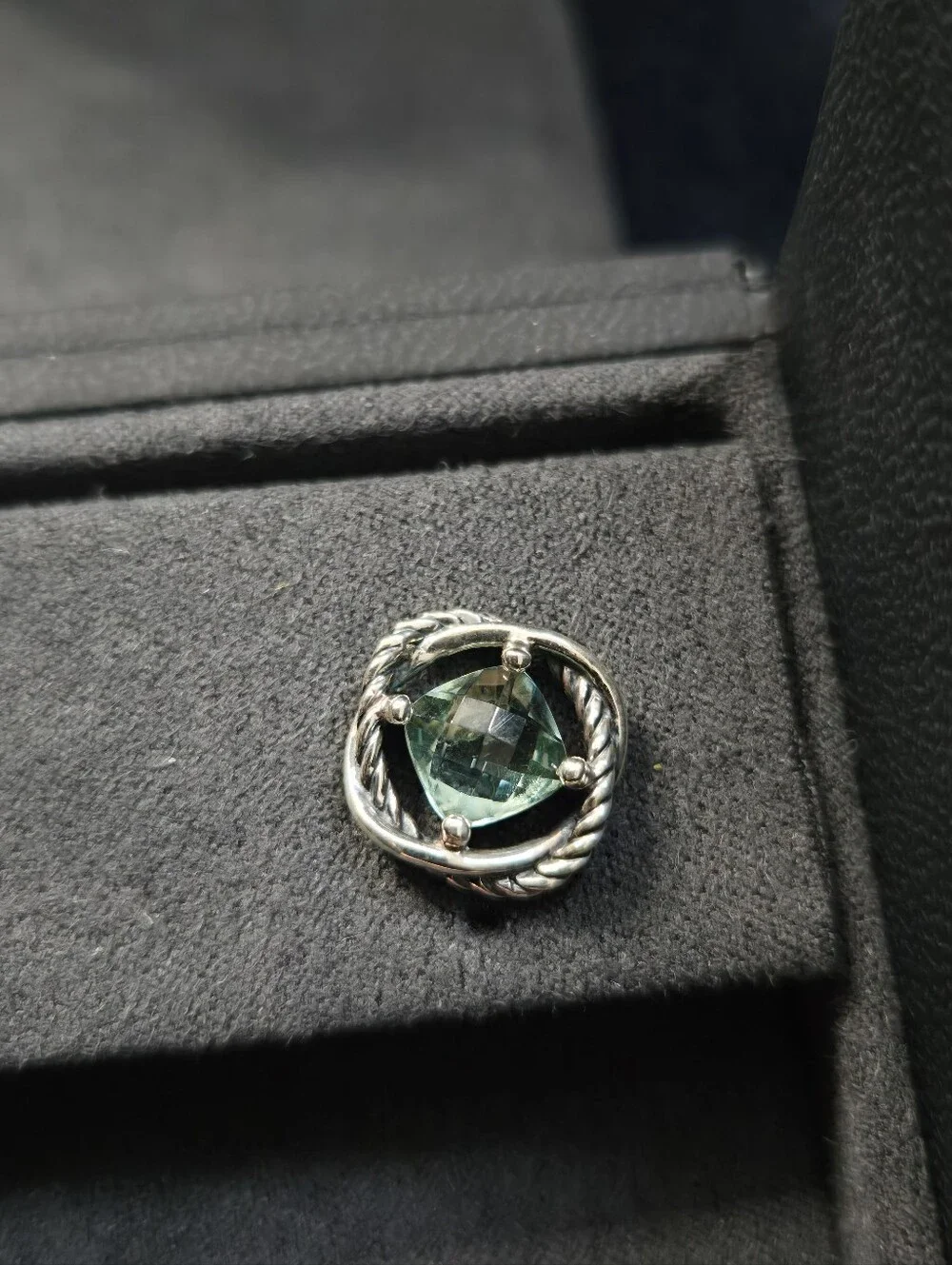 David Yurman Prasiolite Infinity Earrings